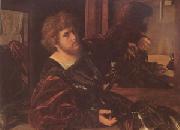 SAVOLDO, Giovanni Girolamo Portrait of the Artist (mk05) Spain oil painting artist
